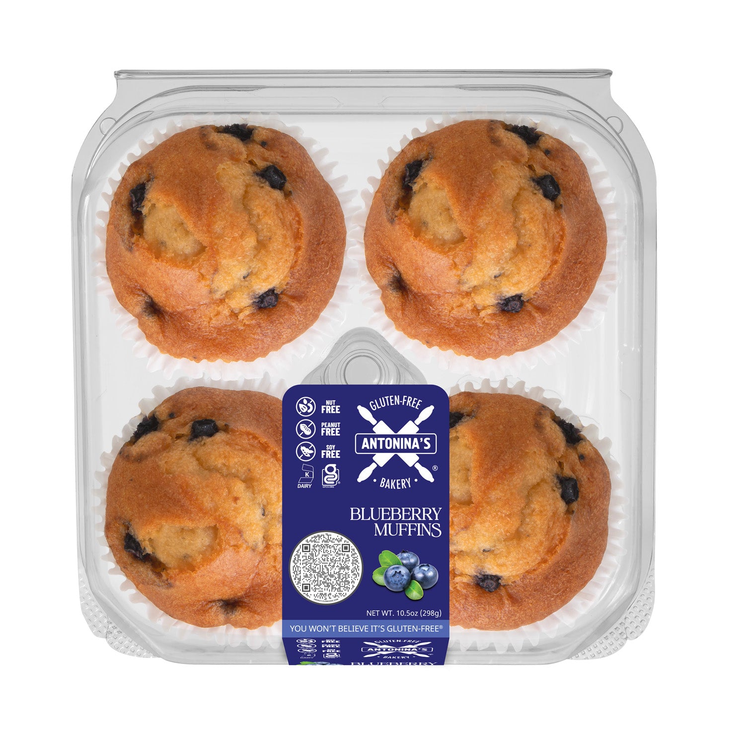 Gluten-Free 32 Blueberry Muffins