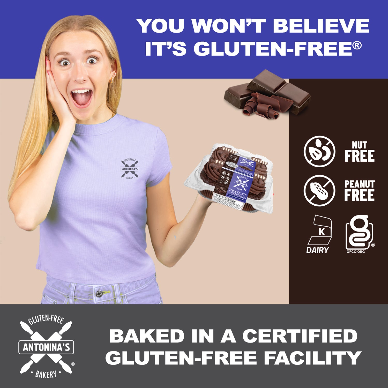 Gluten-Free 32 Chocolate Cupcakes