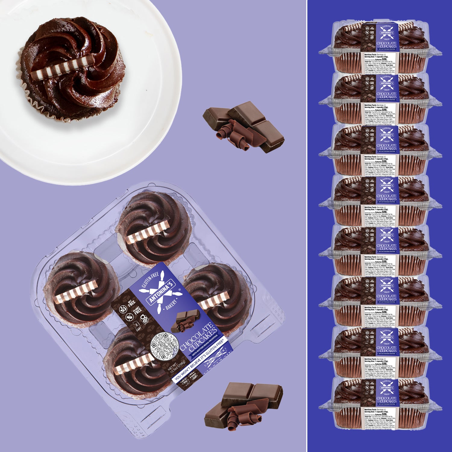 Gluten-Free 32 Chocolate Cupcakes