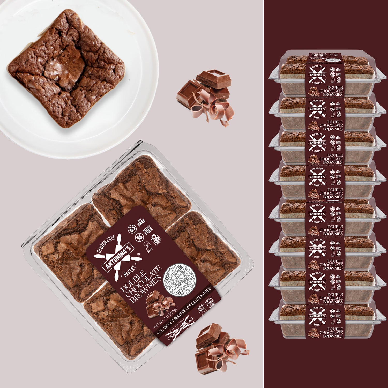 Gluten-Free 32 Double Chocolate Brownies