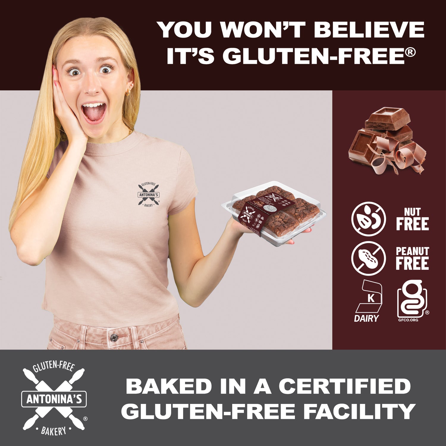 Gluten-Free 32 Double Chocolate Brownies