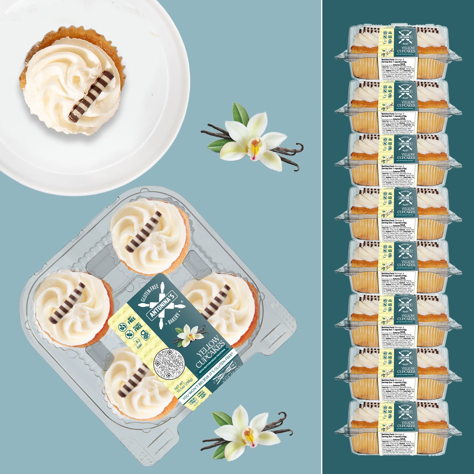 Gluten-Free 32 Yellow Cupcakes