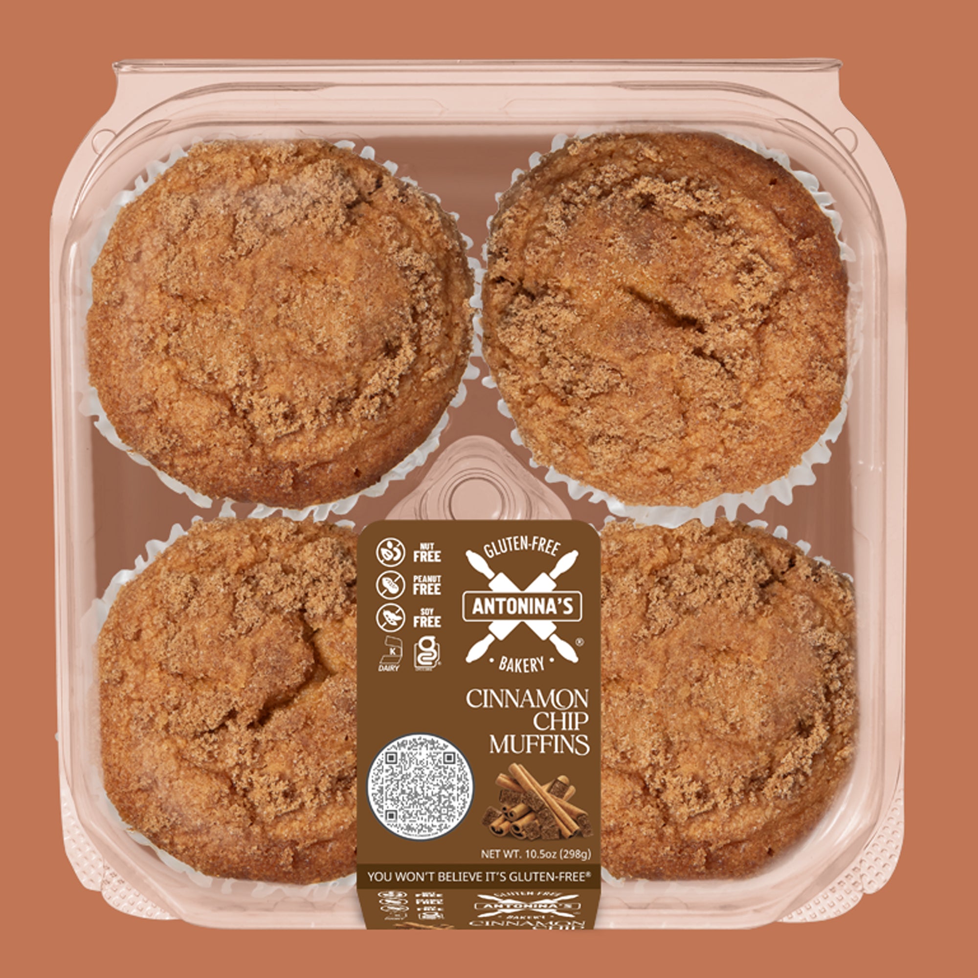 Gluten-Free 32 Cinnamon Chip Muffins
